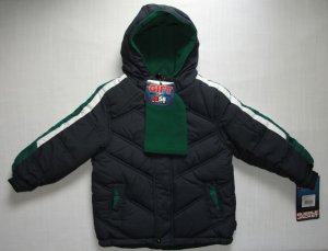HK58 by HAWKE & CO. Boy's 3T Bubble Jacket, Navy, NEW
