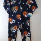 JUMPING BEANS Boys Size 4 Fleece Sports Sleeper, NEW