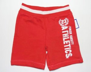 GUM BALLS GUMBALLS Boy's 18 Months Coral Athletic Long Shorts. NEW