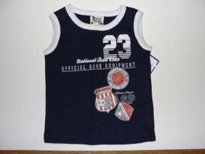GUMBALLS Boy's 18 Months Navy Blue Sports Shirt, NEW