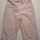 SONOMA Girl's Sz 6 Striped Lightweight Cropped Pants