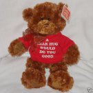 GUND CORIN Bear w/ BEAR HUG T-Shirt, NEW
