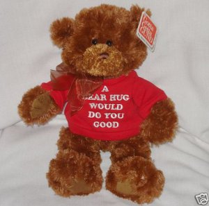 GUND CORIN Bear w/ BEAR HUG T-Shirt, NEW