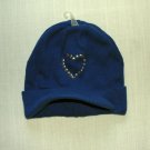 THE CHILDREN'S PLACE Girl's Size 4-6 Royal Blue Knit Brim Hat, NEW