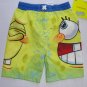 NICKELODEON SPONGEBOB Boy's 4T Swim Shorts, Trunks, NEW
