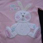 KOALA KIDS Girl's 3-6 Months HAPPY EASTER Pink Footed Bunny Romper, NEW