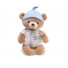 GUND WELCOME LITTLE ONE Plush 12" Bear, Blue, NEW