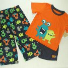 CARTER'S Boy's 3T MOMMY'S LITTLE MONSTER 3-Piece Pajama Set, NEW