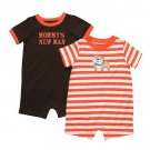 CARTER'S Boy's 3 Months 'Mommy's New Man' Romper Set, NEW