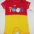 DISNEY Boy's 3-6 Months POOH One-Piece Romper, Costume, NEW