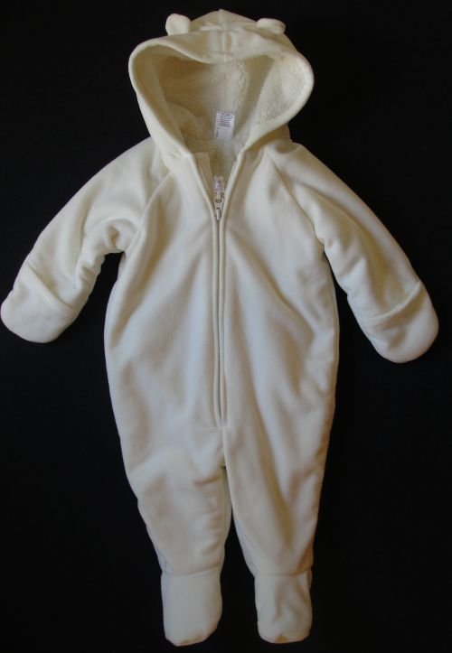 OLD NAVY Baby Girl's, Boy's 69 Months Heavyweight Fleece Bear Snowsuit