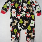 CARTER'S Size 2T Microfleece Fleece Pajama Sleeper, Christmas, Santa, NEW