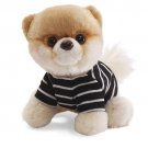 GUND ITTY BITTY BOO 5" Plush World's Cutest Dog in Striped Shirt, 001 Series NEW