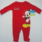 DISNEY MICKEY MOUSE Size 3 Months MY FIRST CHRISTMAS Romper, NEW