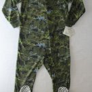 JUMPING BEANS Boy's Size 4 Fleece Dinosaur Pajama Sleeper, New Without Tags