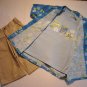 BUSTER BROWN Boys Size 5 Three-Piece Tropical Island Shorts Set NEW