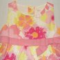 OSHKOSH Girl's Size 24 Months, 2T Sleeveless Floral Occasion Dress Set, NEW