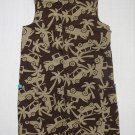 CARTER'S Boy's 18 Months Brown Tropical Adventure Shortall Romper, NEW