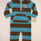 CARTER'S Boy's 12 Months Fleece One-Piece Romper, Jumpsuit, Mom's Big Guy, NEW