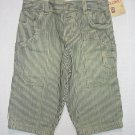 FADED GLORY Boy's 6-9 Months Blue White Striped Denim Jeans, NEW