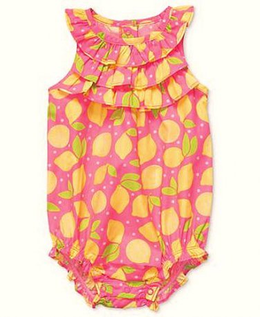 carter's lemon romper