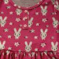 TEMPTED Girl's Size 6 Baby Bunny Floral Pink Tunic, Leggings Outfit Set