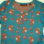 TEMPTED Girl's Size 6X Baby Deer Turquoise Tunic, Leggings Outfit Set