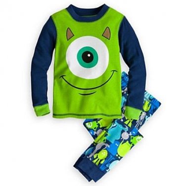 DISNEY MONSTERS MIKE WAZOWKSI Boy's Size 5 Pajama Pants Set, NEW