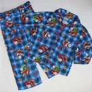 THOMAS And FRIENDS Boy's 4T Flannel Plaid Pajama Coat Set, NEW
