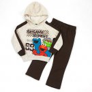SESAME STREET ELMO, COOKIE, OSCAR Boy's Size 4T Set, Outfit, NEW, NWOT