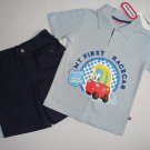 LITTLE TIKES Boy's Size 4T MY FIRST RACER Shorts Outfit, Set, NEW