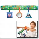 TINY TILLIA Animal Dot Print Shopping Cart Cover Germ Protector with Toys, NEW