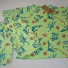 BAHAMAS ATLANTIS By NAARTJIE Boy's Size 5 Green Ocean Beach Sea Shorts Set, NEW