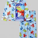 SESAME STREET BEST FRIENDS ELMO COOKIE, OSCAR Size 4T Pajama Set, NEW