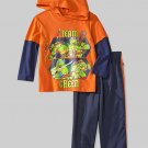 TEENAGE MUTANT NINJA TURTLES Size 4T Hooded Outfit, Set, NEW