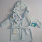 SPASILK SPA SILK Boy's 0-9 Months Teddy Bear Bath Robe, Slippers Set, NEW
