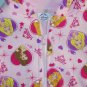 DISNEY PRINCESS Girl's Size 4 Pink Hooded Jacket Hoodie Faux Fur, NEW