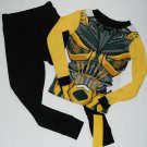 TRANSFORMERS BUMBLEBEE Boy's Size 8 Costume Pajama Set, NEW