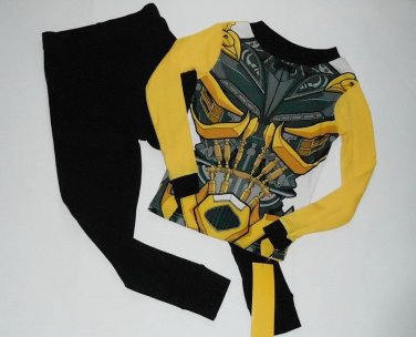 TRANSFORMERS BUMBLEBEE Boy's Size 8 Costume Pajama Set, NEW