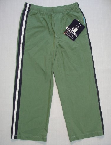 RUGGED BEAR Boy's Size 5 Green Athletic Pants, Cotton, Nylon