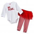 CARTER'S Girl's Size NEWBORN BE MINE VALENTINE'S 3-Piece Set Tutu Leggings