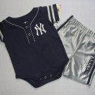 GENUINE MERCHANDISE Boy's 3-6 Months N. Y. YANKEES Shorts Set, Outfit