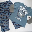 BUGLE BOY Boy's Size 4 Camo Athletic Pants Long-Sleeved Varsity Shirt