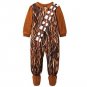 STAR WARS Boy's Size 5T CHEWBACCA Wookie Footed Pajama Sleeper