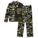 Boy's Size 8 OR 10/12 Tyrannosaurus Rex, T-Rex Dinosaur Fleece Pajama Set