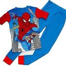 SPIDER-MAN Boy's Size 8 Blue Web-Slinger Pajama Pants Set, NEW