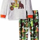 Toddler Boy's Size 3T OR 4T Camping Wildlife Jersey Pajama Set