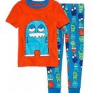 Toddler Boy's Blue MONSTER Size 3T OR 4T Cotton Pajama Pants Set