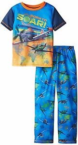 Disney Planes Boy's Size 4/5 Polyester Short-Sleeved Pants Pajama Set