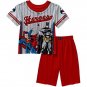 BATMAN, SUPERMAN Boy's Size 4/5 OR 8 Superheroes Pajama Shorts Set